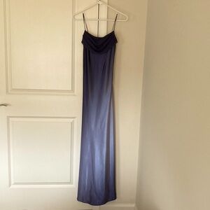 Size 6 silky floor length gown